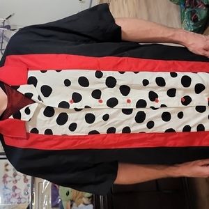 Disney 2XL Pongos Pins Button up shirt